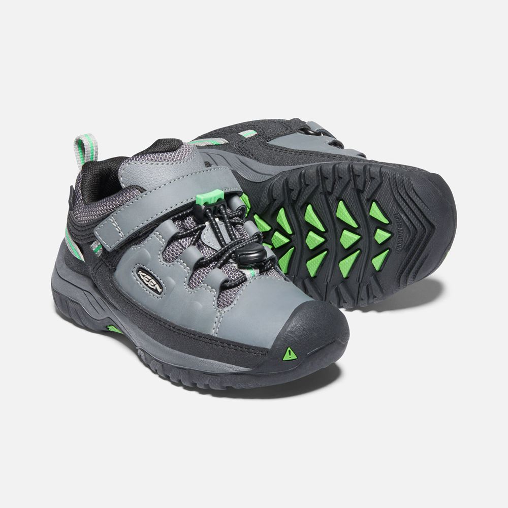 Zapatos de Seguridad Keen Mexico Grises/Verdes - Niños Targhee Waterproof - VU6974513